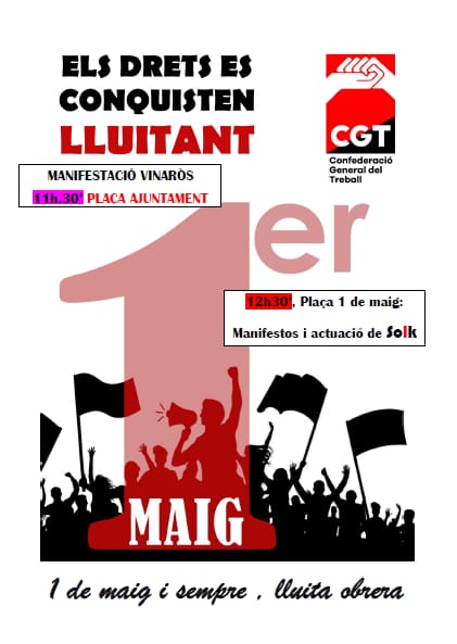 CGT saldrá a la calle el 1º de Mayo junto al sindicalismo combativo y ...